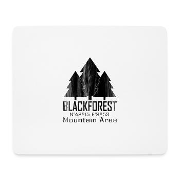 Forêt-noire - Tapis de souris (format paysage) - blanc - Devant