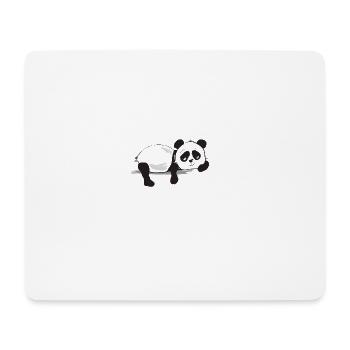 Faul Mude Lustig Geschenk Tier - Mousepad (Querformat) - Weiß - Vorne