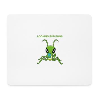 Looking for Bugs-Gottesanbeterin Handy - Mousepad (Querformat) - Weiß - Vorne