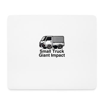 Small Truck Giant Impact Compact Kei Automotive - Mouse Pad (horizontal) - white - Front