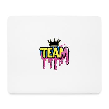 Team Bunt - Mousepad (Querformat) - Weiß - Vorne