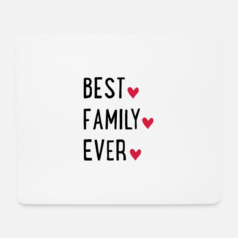 Beste Familie - Mousepad (Querformat) - Weiß