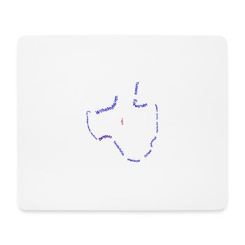 Dangast am Jadebusen - Mousepad (Querformat) - Weiß - Vorne