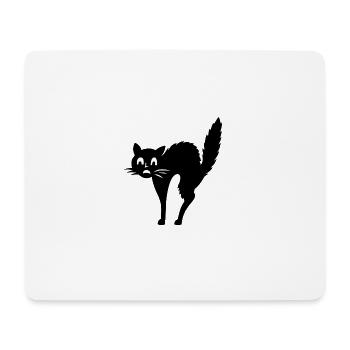 Cat fear - Mouse Pad (horizontal) - white - Front