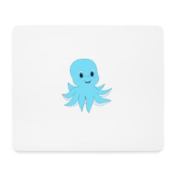 calmars bébé - Tapis de souris (format paysage) - blanc - Devant