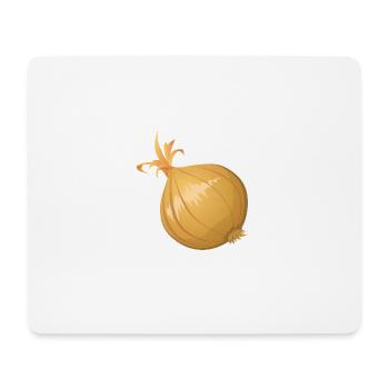 Oignons - Tapis de souris (format paysage) - blanc - Devant