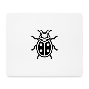 Ladybug - Mouse Pad (horizontal) - white - Front