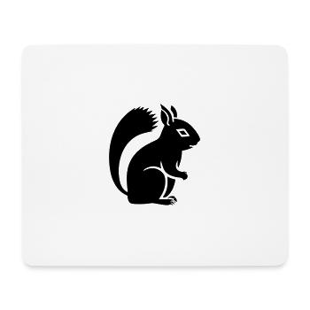 Eichhörnchen - Mousepad (Querformat) - Weiß - Vorne
