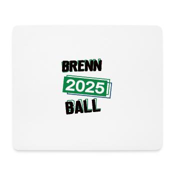 Brennball Spieler Team Turnier Mannschaft in 2025 - Mousepad (Querformat) - Weiß - Vorne
