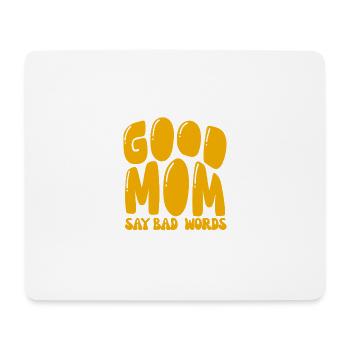 La bonne maman dit des gros mots - Tapis de souris (format paysage) - blanc - Devant
