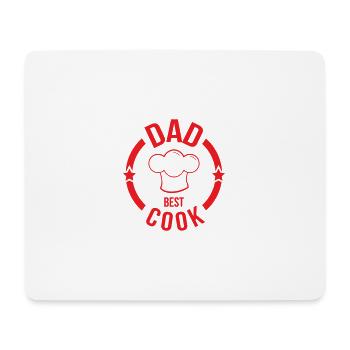 Dad Best Cook - Mouse Pad (horizontal) - white - Front