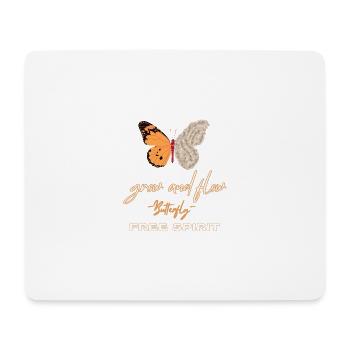 grow & flow - Mousepad (Querformat) - Weiß - Vorne