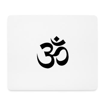 ohm - Tapis de souris (format paysage) - blanc - Devant