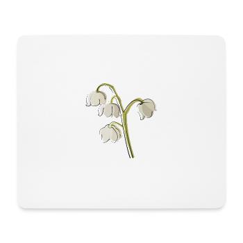 lily of the valley - Mouse Pad (horizontal) - white - Front