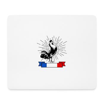 The French Rooster - Mouse Pad (horizontal) - white - Front