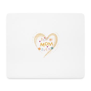 Best mom - Mouse Pad (horizontal) - white - Front