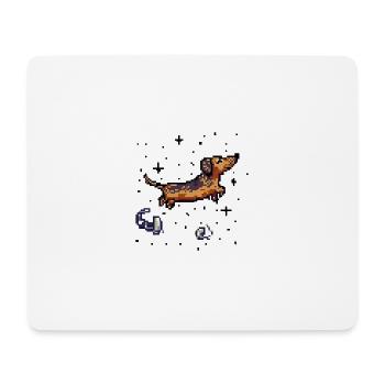 dachshund - Mousepad (Querformat) - Weiß - Vorne