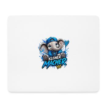 Kleiner Macher Elefant - Mousepad (Querformat) - Weiß - Vorne