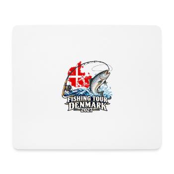 Angeltour Dänemark 2027 - Mousepad (Querformat) - Weiß - Vorne