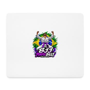 BJJ Lila Gürtel seit 2026 - Mousepad (Querformat) - Weiß - Vorne