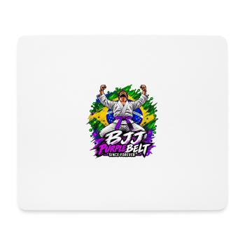 BJJ Lila Gürtel seit Ewigkeiten - Mousepad (Querformat) - Weiß - Vorne