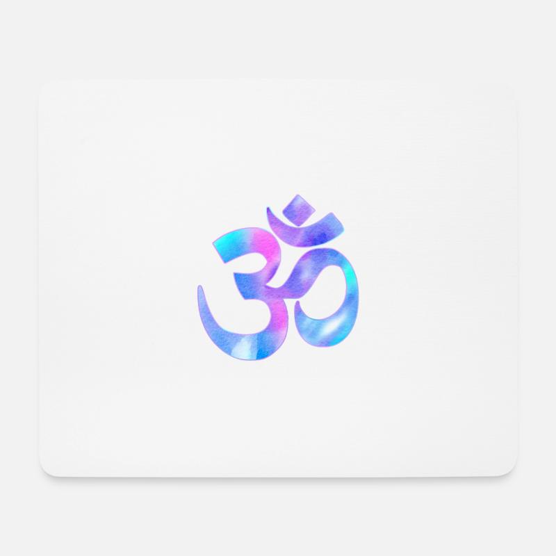Om - Mouse Pad (horizontal) - white