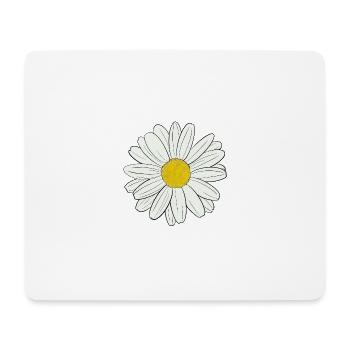 Gänseblümchen - Mousepad (Querformat) - Weiß - Vorne