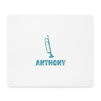 Brass Band Anthony - Mouse Pad (horizontal) - white - Front