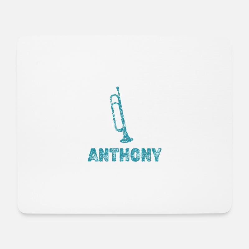 Blasmusik Anthony - Mousepad (Querformat) - Weiß