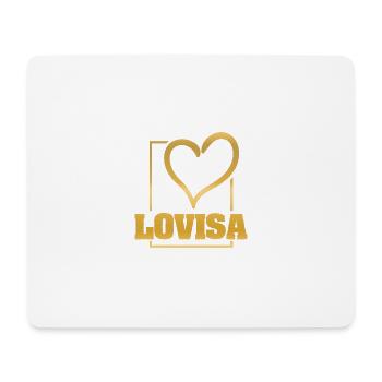 Gift for Lovisa - Mouse Pad (horizontal) - white - Front