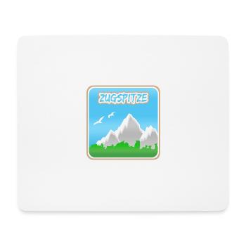 Alpinisme Zugspitze - Tapis de souris (format paysage) - blanc - Devant