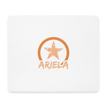 First name Ariela - Mouse Pad (horizontal) - white - Front