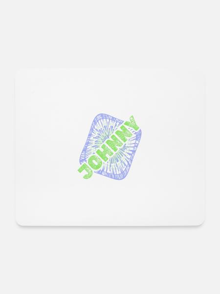 Johnny Johnny - Mousepad (Querformat) - Weiß