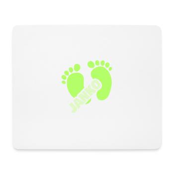 Naissance de Janko - Tapis de souris (format paysage) - blanc - Devant