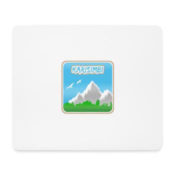 Alpinisme Karisimbi - Tapis de souris (format paysage) - blanc - Devant