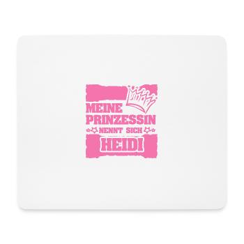 Geschenk für Heidi - Mousepad (Querformat) - Weiß - Vorne