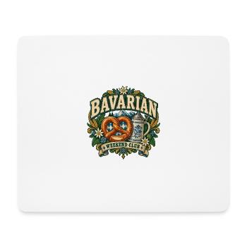 Bayerischer Festmodus - Mousepad (Querformat) - Weiß - Vorne