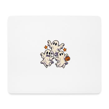 Drei tanzende Geister - Mousepad (Querformat) - Weiß - Vorne