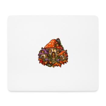 Pilzdorf - Mousepad (Querformat) - Weiß - Vorne