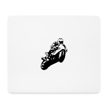 Motorrad - Mousepad (Querformat) - Weiß - Vorne