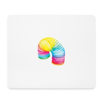 80y spirale BuJa - Tapis de souris (format paysage) - blanc - Devant