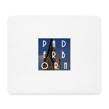 Paderborn - Tapis de souris (format paysage) - blanc - Devant