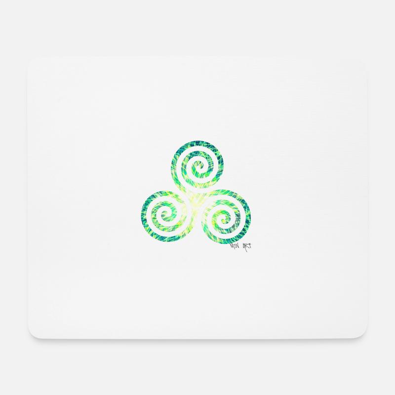 triskell - Tapis de souris (format paysage) - blanc