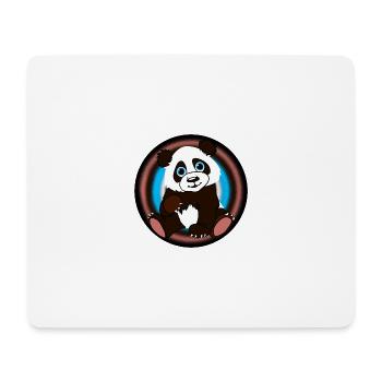 Panda von Kaeyras Designer World! - Mousepad (Querformat) - Weiß - Vorne
