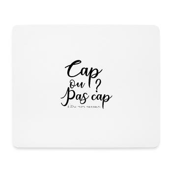 Parrain cap ou pas cap ? - Tapis de souris (format paysage) - blanc - Devant