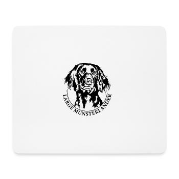 Large Munsterlander Portrait Dog Dogs Wilsigns - Mouse Pad (horizontal) - white - Front