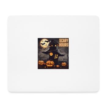 Scary Hours - Halloween Design - Mouse Pad (horizontal) - white - Front
