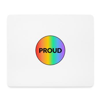STOLZER LGBT-STOLZ - Mousepad (Querformat) - Weiß - Vorne