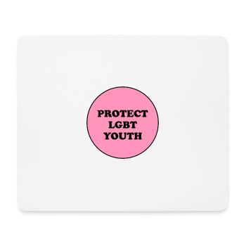 Protect LGBT Youth - Mouse Pad (horizontal) - white - Front