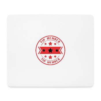 Vip Member Stamp - Mouse Pad (horizontal) - white - Front